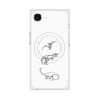プレミアムスクエアケース with MagSafe［ Dinosaurs No.1 - White ］