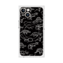 プレミアムスクエアケース with MagSafe［ Dinosaurs No.2 - Black ］
