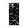 プレミアムスクエアケース with MagSafe［ Dinosaurs No.2 - Black ］