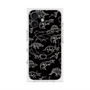 プレミアムスクエアケース with MagSafe［ Dinosaurs No.2 - Black ］