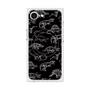 プレミアムスクエアケース with MagSafe［ Dinosaurs No.2 - Black ］