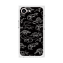 プレミアムスクエアケース with MagSafe［ Dinosaurs No.2 - Black ］