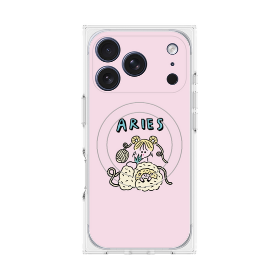 プレミアムスクエアケース with MagSafe［ Aries ］