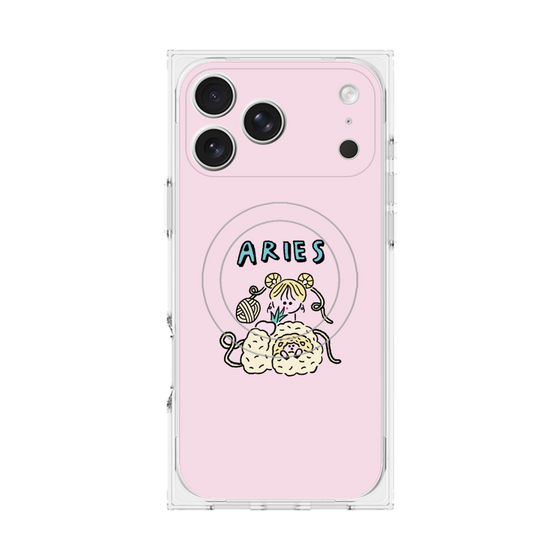 プレミアムスクエアケース with MagSafe［ Aries ］
