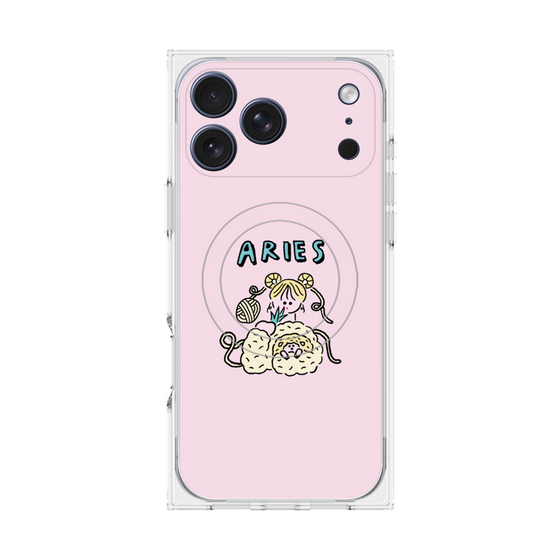 プレミアムスクエアケース with MagSafe［ Aries ］