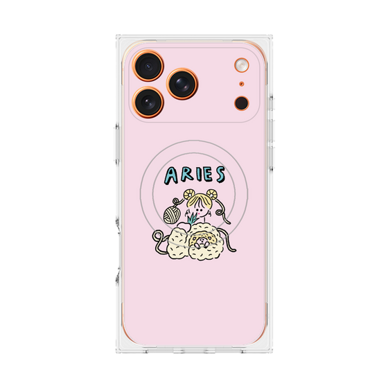 プレミアムスクエアケース with MagSafe［ Aries ］