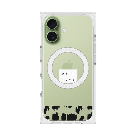 プレミアムスクエアケース with MagSafe［ artistic texture - 01 ］