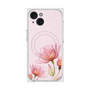 プレミアムスクエアケース with MagSafe［ Natural Flower - Pink ］