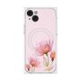 プレミアムスクエアケース with MagSafe［ Natural Flower - Pink ］