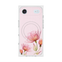 プレミアムスクエアケース with MagSafe［ Natural Flower - Pink ］