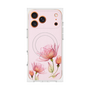 プレミアムスクエアケース with MagSafe［ Natural Flower - Pink ］