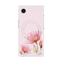 プレミアムスクエアケース with MagSafe［ Natural Flower - Pink ］