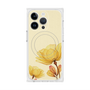 プレミアムスクエアケース with MagSafe［ Natural Flower - Yellow ］