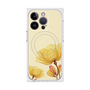 プレミアムスクエアケース with MagSafe［ Natural Flower - Yellow ］