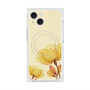 プレミアムスクエアケース with MagSafe［ Natural Flower - Yellow ］