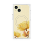プレミアムスクエアケース with MagSafe［ Natural Flower - Yellow ］