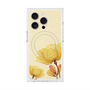 プレミアムスクエアケース with MagSafe［ Natural Flower - Yellow ］