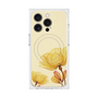 プレミアムスクエアケース with MagSafe［ Natural Flower - Yellow ］