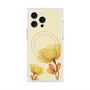プレミアムスクエアケース with MagSafe［ Natural Flower - Yellow ］