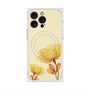 プレミアムスクエアケース with MagSafe［ Natural Flower - Yellow ］