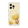 プレミアムスクエアケース with MagSafe［ Natural Flower - Yellow ］