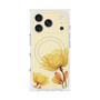 プレミアムスクエアケース with MagSafe［ Natural Flower - Yellow ］