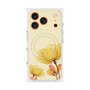 プレミアムスクエアケース with MagSafe［ Natural Flower - Yellow ］