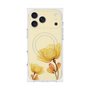プレミアムスクエアケース with MagSafe［ Natural Flower - Yellow ］