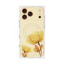 プレミアムスクエアケース with MagSafe［ Natural Flower - Yellow ］