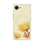 プレミアムスクエアケース with MagSafe［ Natural Flower - Yellow ］