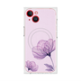 プレミアムスクエアケース with MagSafe［ Natural Flower - Purple ］