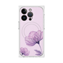 プレミアムスクエアケース with MagSafe［ Natural Flower - Purple ］