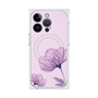 プレミアムスクエアケース with MagSafe［ Natural Flower - Purple ］