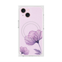 プレミアムスクエアケース with MagSafe［ Natural Flower - Purple ］