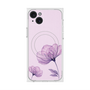 プレミアムスクエアケース with MagSafe［ Natural Flower - Purple ］