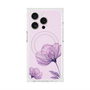 プレミアムスクエアケース with MagSafe［ Natural Flower - Purple ］