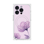 プレミアムスクエアケース with MagSafe［ Natural Flower - Purple ］