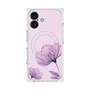 プレミアムスクエアケース with MagSafe［ Natural Flower - Purple ］