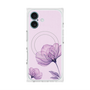プレミアムスクエアケース with MagSafe［ Natural Flower - Purple ］