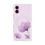 プレミアムスクエアケース with MagSafe［ Natural Flower - Purple ］