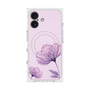 プレミアムスクエアケース with MagSafe［ Natural Flower - Purple ］
