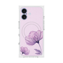 プレミアムスクエアケース with MagSafe［ Natural Flower - Purple ］