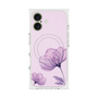 プレミアムスクエアケース with MagSafe［ Natural Flower - Purple ］