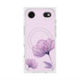 プレミアムスクエアケース with MagSafe［ Natural Flower - Purple ］
