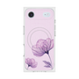 プレミアムスクエアケース with MagSafe［ Natural Flower - Purple ］