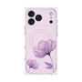 プレミアムスクエアケース with MagSafe［ Natural Flower - Purple ］