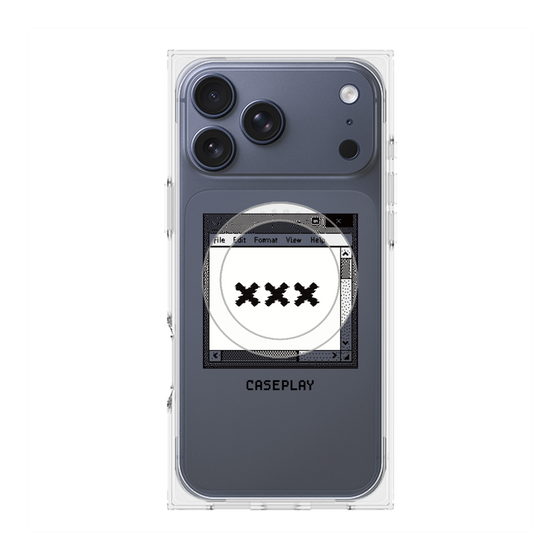 プレミアムスクエアケース with MagSafe［ ××× ］