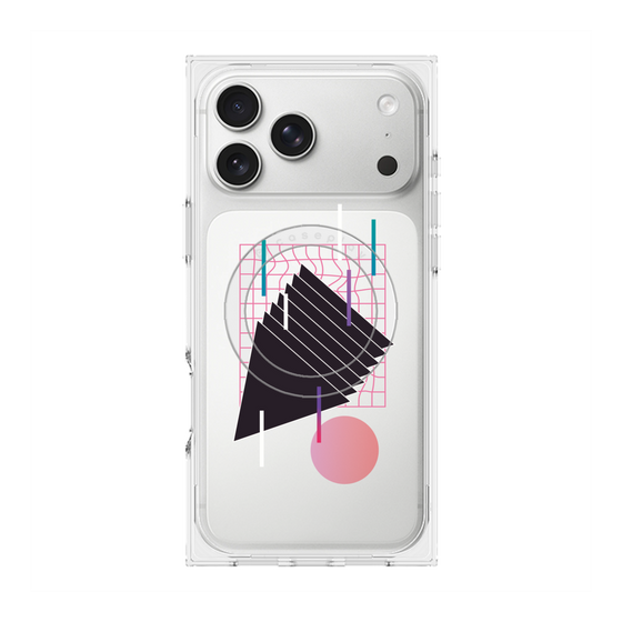 プレミアムスクエアケース with MagSafe［ Electronic ］