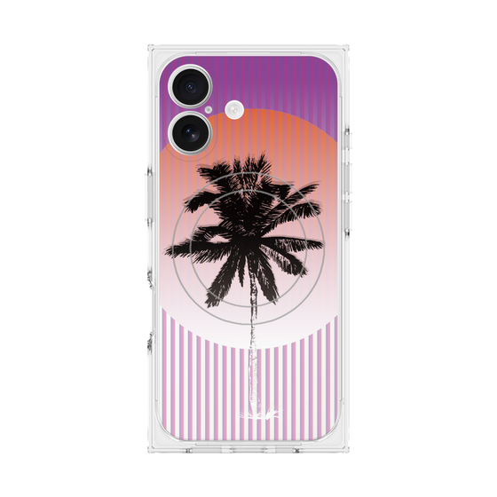プレミアムスクエアケース with MagSafe［ Palm Tree ］