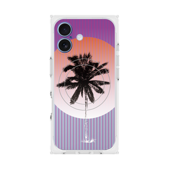 プレミアムスクエアケース with MagSafe［ Palm Tree ］